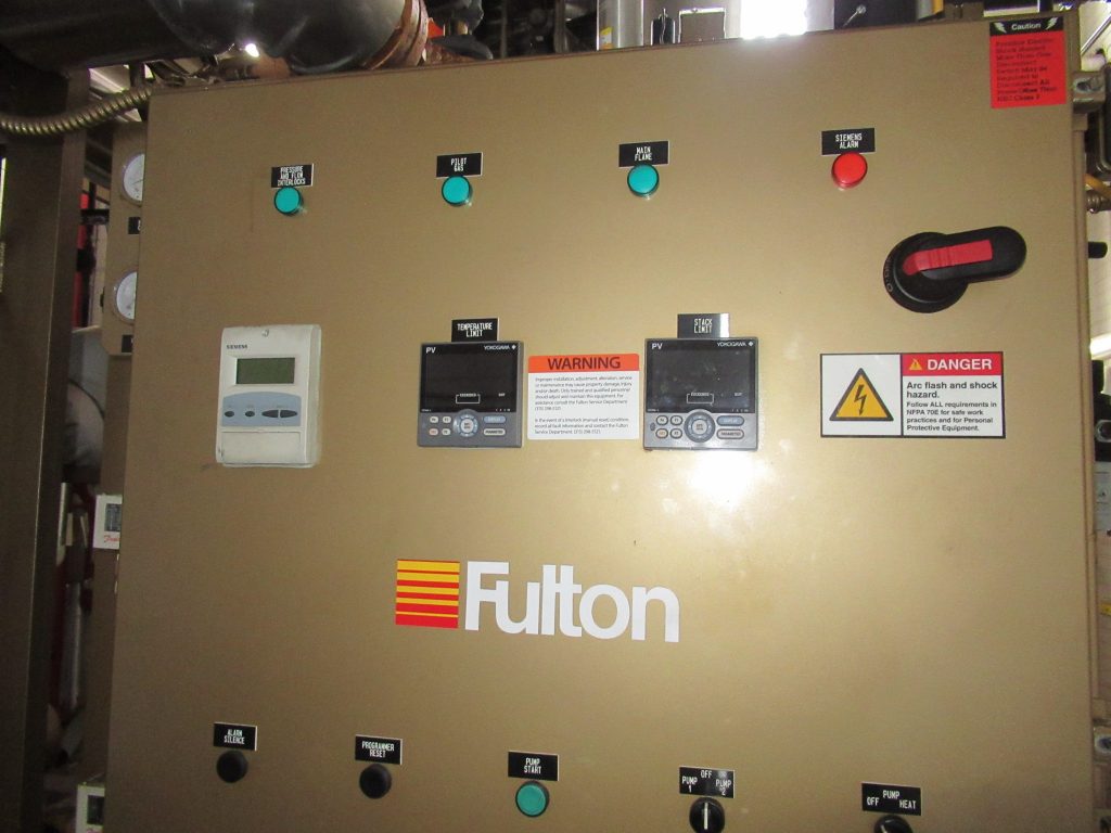 Fulton Coil Design Thermal Fluid Heater 2013 Year Southeastern Textile Machinery